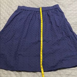 1901 blue midi full skirt size large